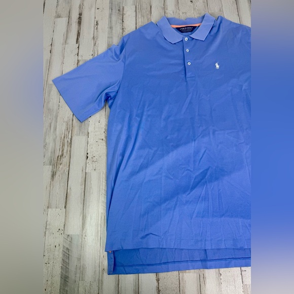 Polo Ralph Lauren Men's XL Blue Pima Polo Shirt Pima Cotton - Picture 3 of 10
